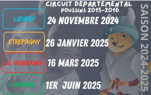 LE CIRCUIT POUSSINS 2015/2016 