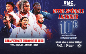 Une offre exclusive pour tous les licenciés France Judo