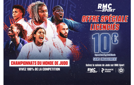 Une offre exclusive pour tous les licenciés France Judo